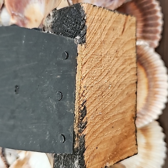 Vintage Virgin Mary natural seashells wood handmade decoration San Carlos - Picture 12 of 14